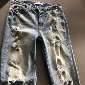 Jan an distressed bf jeans